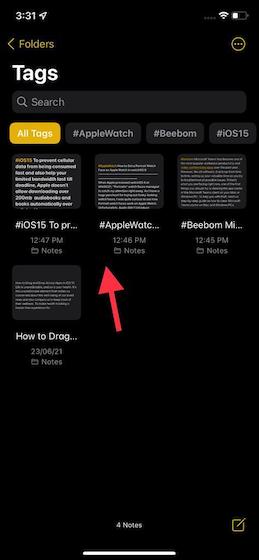 How to Organize Notes with Tags on iPhone and iPad - 1