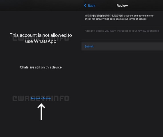 WhatsApp Will Let Banned Users “Request a Review” to Unban Their Accounts Within the App