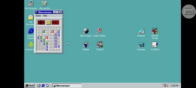 windows 98 built in games