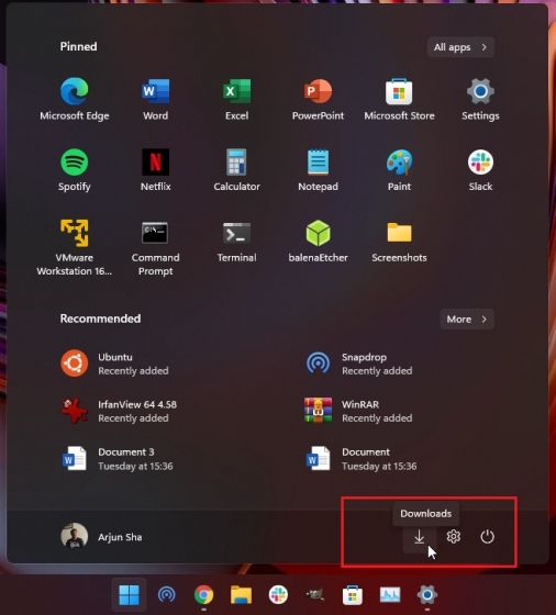 Add Folders to Windows 11 Start Menu