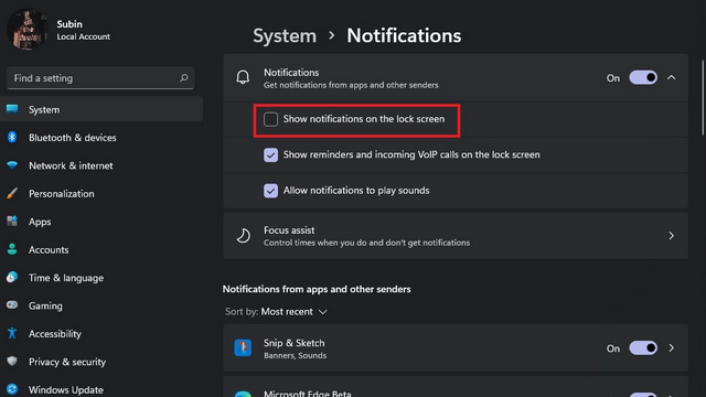 How to Turn off Notifications in Windows 11 (2021) | Beebom