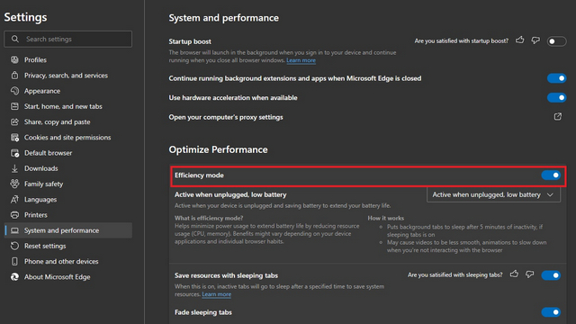How to Enable or Disable Efficiency Mode in Microsoft Edge - 69