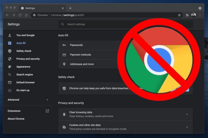 how to disable autofill in Google Chrome