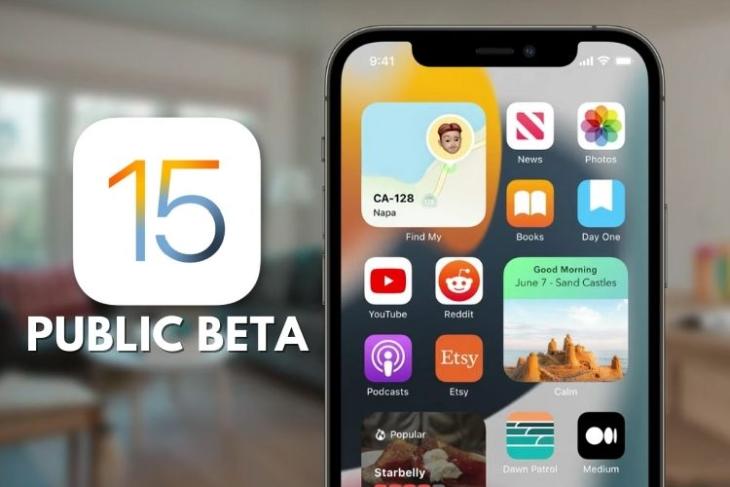 how to download and install iOs 15 public beta