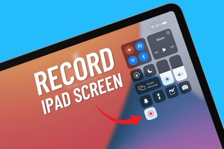 how to screen record on ipad with sound