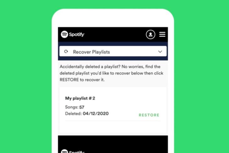 how to recover deleted spotify playlists