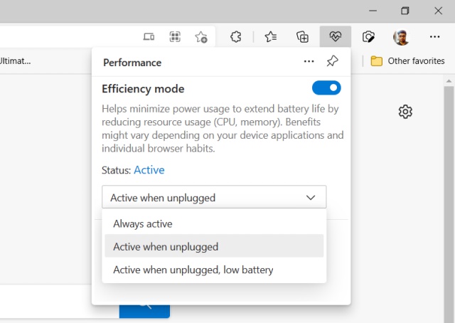 Comment Activer Le Mode Efficacité Dans Microsoft Edge