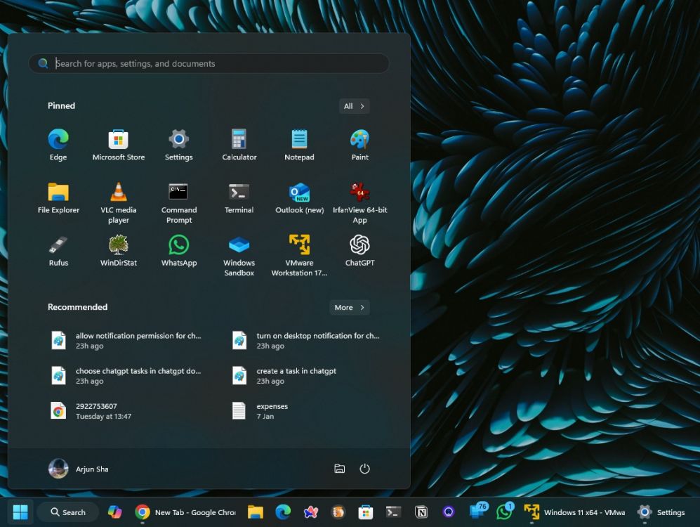 move the start menu to the left on windows 11