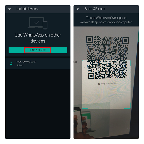 whatsapp web sign in