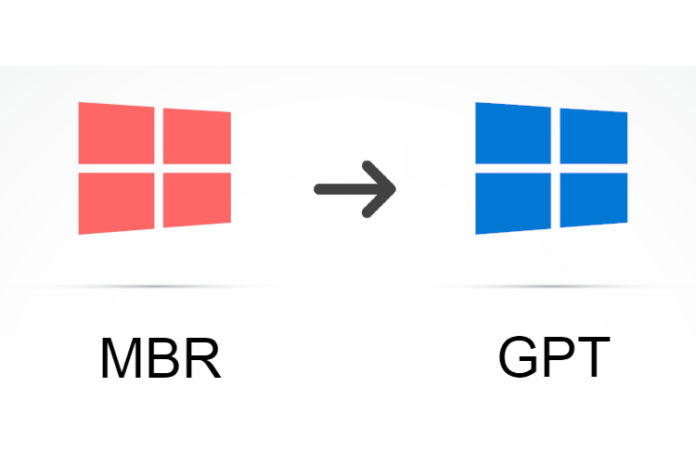 windows 10 installation mbr to gpt without data loss