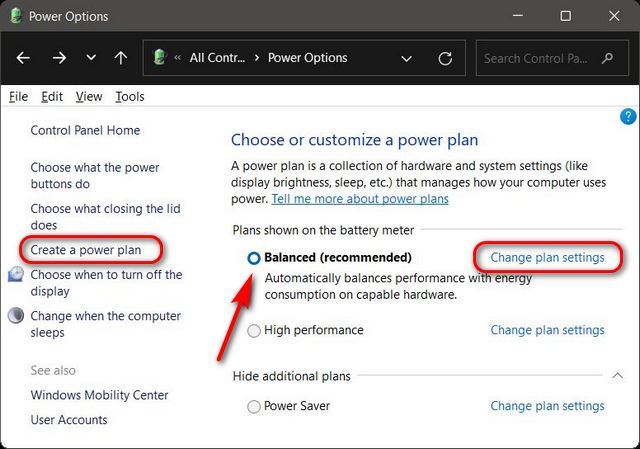 Comment Modifier Les Paramètres Du Mode D'Alimentation Dans Windows 11