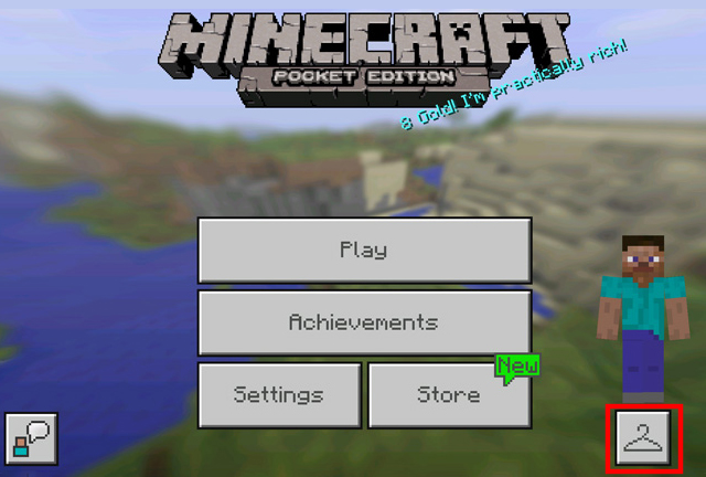 Home Screen of Pocket Edition