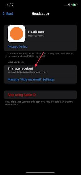 How to Manage Sign in with Apple Apps on iPhone and iPad - 57