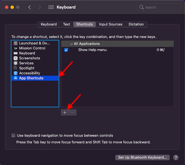 shortcut keys for macbook