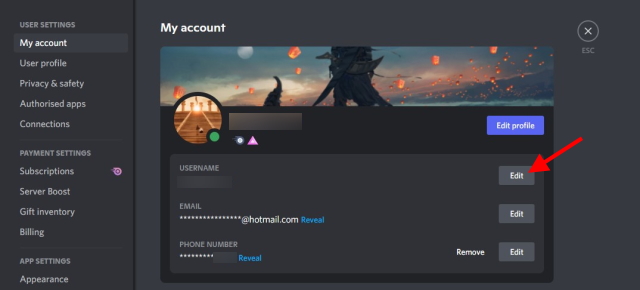 Server Profiles – Discord