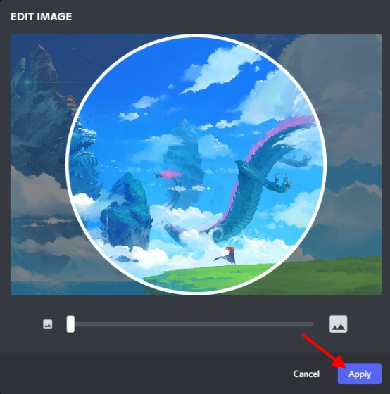 Edit discord profile avatar