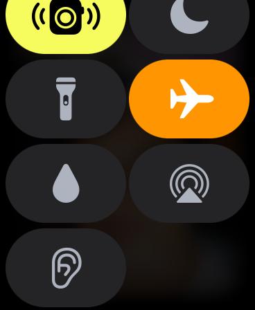 Airplane mode on Apple Watch