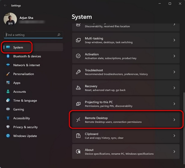 How to Enable Remote Desktop in Windows 11