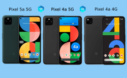 Google Pixel 5a vs pixel 4a 5G vs pixel 4a