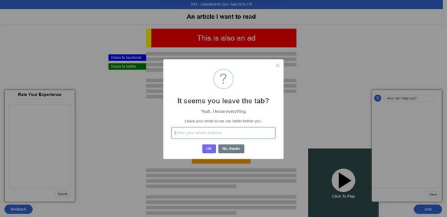 This Hilarious Parody Website Shows the Everyday Struggle of an Online Reader