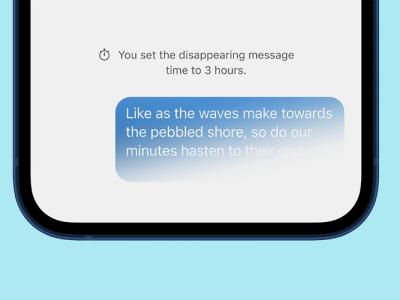 How to Send Disappearing Messages by Default on Signal