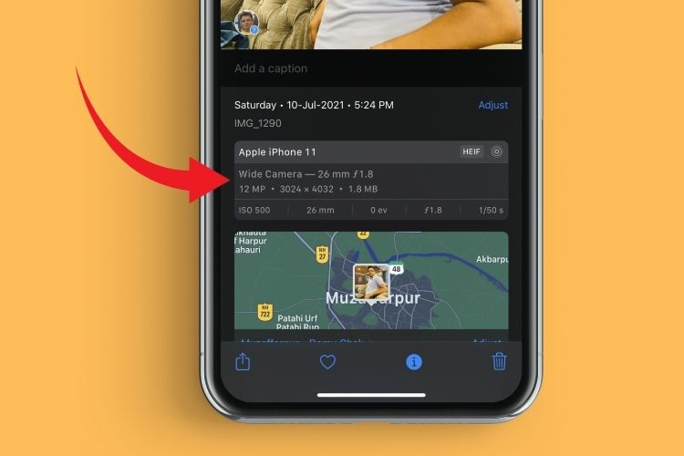How to View Metadata of Photos on iPhone and iPad