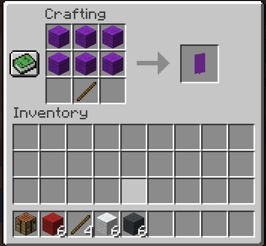 How to make a Banner in Minecraft