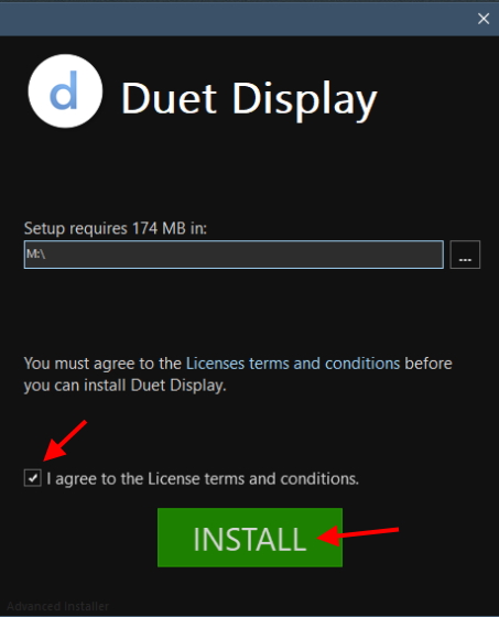 Install Duet Display