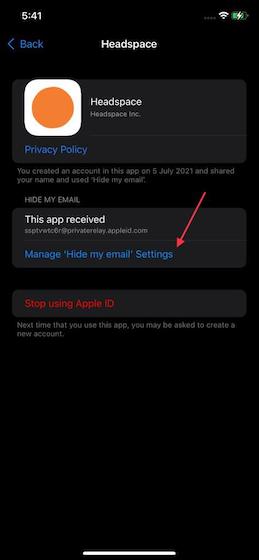 How to Manage Sign in with Apple Apps on iPhone and iPad - 65