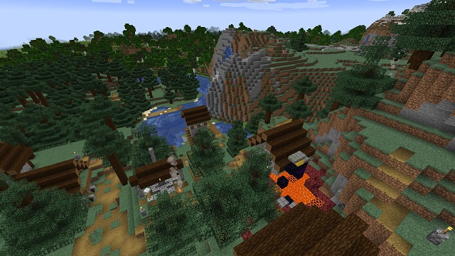 Minecraft double village seed