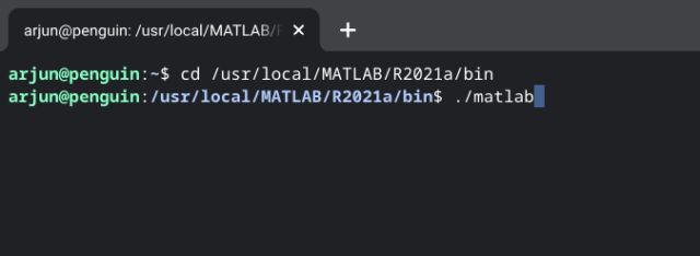 execute matlab from terminal