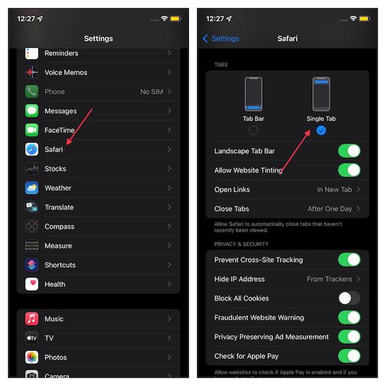 How to Change Safari Address Bar Design in iOS 15 on iPhone Beebom