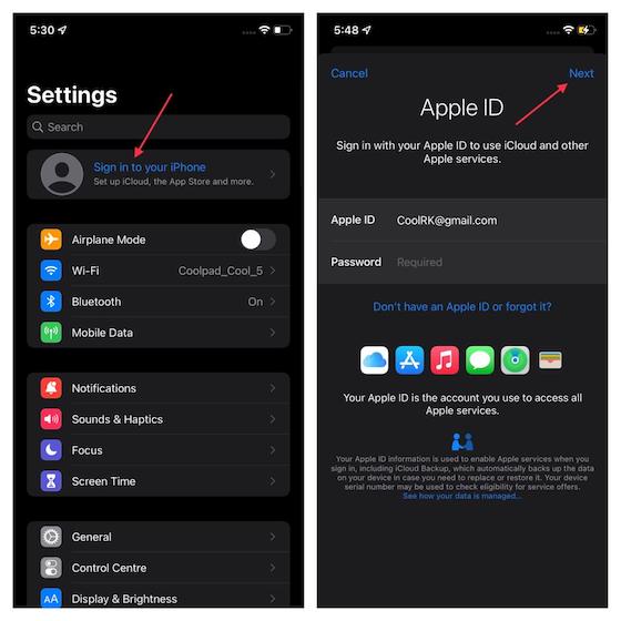 How to Switch Apple ID on iPhone and iPad without Losing Data - 93