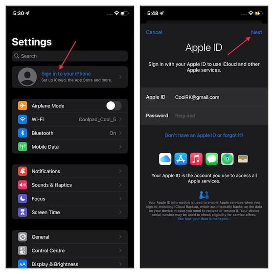How to switch apple id on iphone and ipad without losing data beebom
