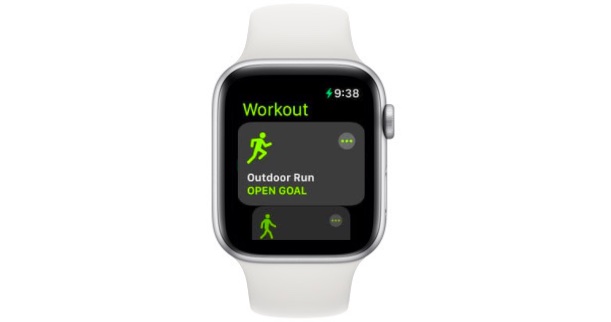 Stop workout countdown on Apple Watch