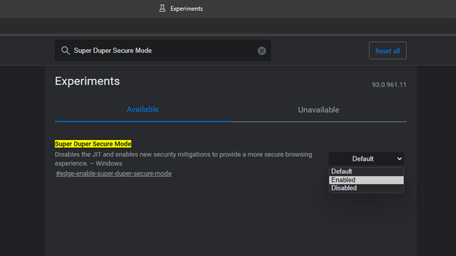 What is Super Duper Secure Mode in Microsoft Edge and How to Enable It - 67