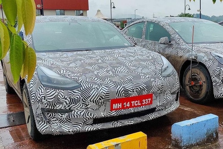 Tesla Model 3 Spotted in India Again