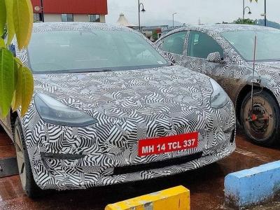 Tesla Model 3 Spotted in India Again