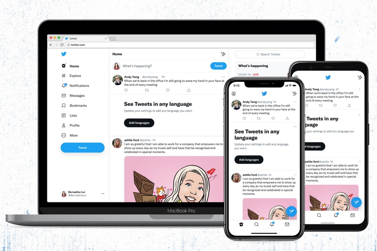 Twitter führt neue Chirp-Schrift, kontrastreiche Farben für Web- und mobile Apps ein
