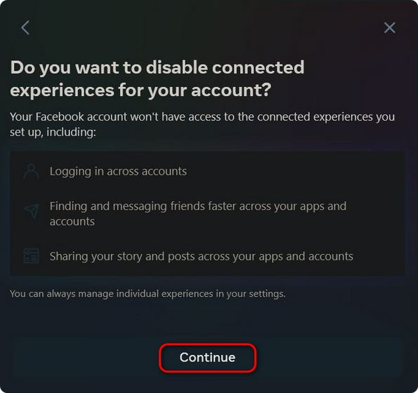 How to Disconnect Facebook from Instagram  2021  - 97