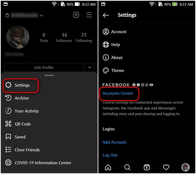 How to Disconnect Facebook from Instagram