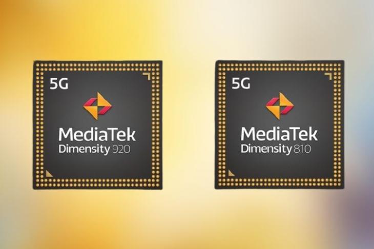 MediaTek Announces Dimensity 920 and 810 Chipsets for Future 5G Smartphones