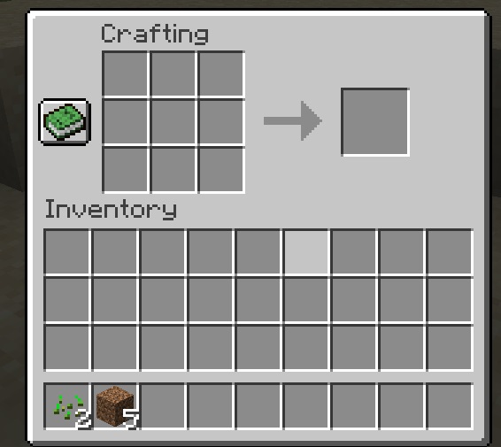 minecraft crafting table recipe