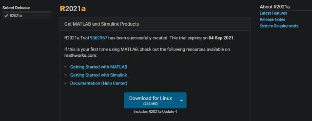 matlab for linux