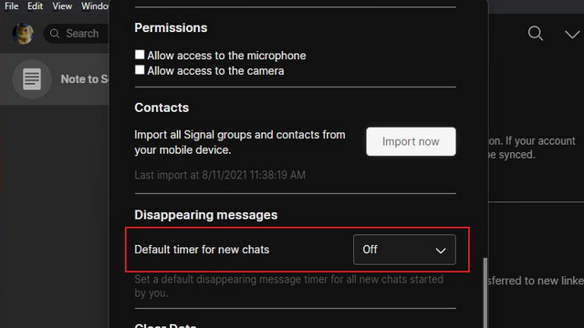 How to Send Disappearing Messages by Default on Signal - 53