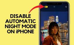 how to turn off automatic night mode on iphone