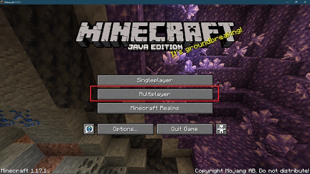 minecraft home page