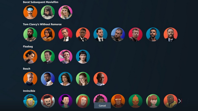 pick profile picture prime video