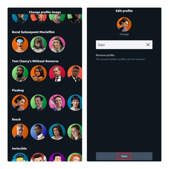 How to Change Profile Picture in Amazon Prime Video - 47