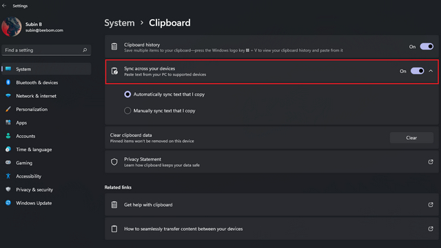 How to Sync Clipboard Across Android Phone and Windows PC | Beebom